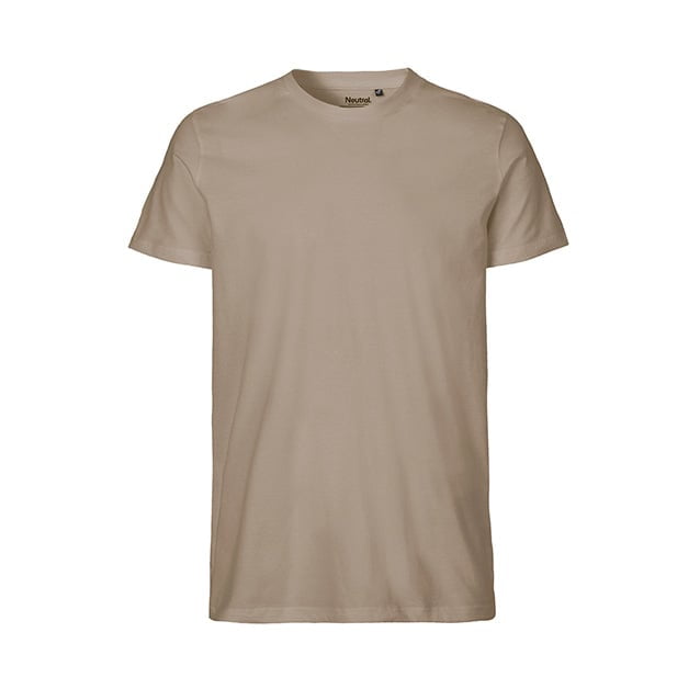 Koszulki T-Shirt - Męski T-Shirt w serek Fairtrade - Neutral O61001 - Sand - RAVEN - koszulki reklamowe z nadrukiem, odzież reklamowa i gastronomiczna