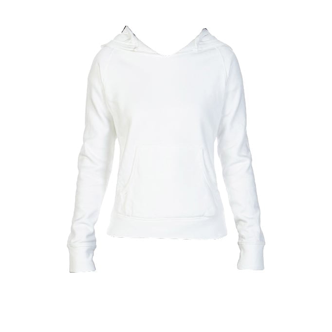 Bluzy - Damska bluza Hooded CC - Comfort Colors 1595 - White - RAVEN - koszulki reklamowe z nadrukiem, odzież reklamowa i gastronomiczna