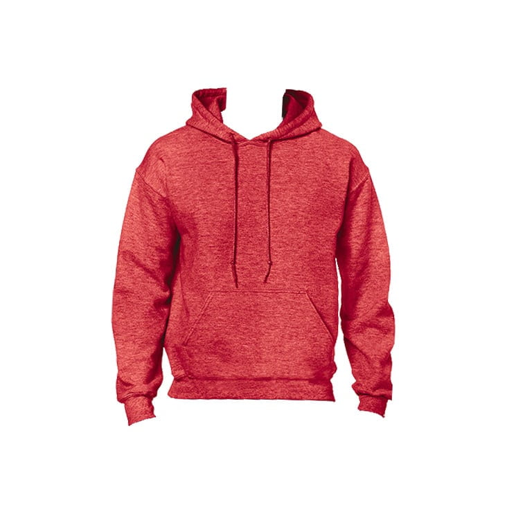 Bluzy - Bluza z kapturem Heavy Blend™ - Gildan 18500 - Heather Sport Scarlet Red - RAVEN - koszulki reklamowe z nadrukiem, odzież reklamowa i gastronomiczna