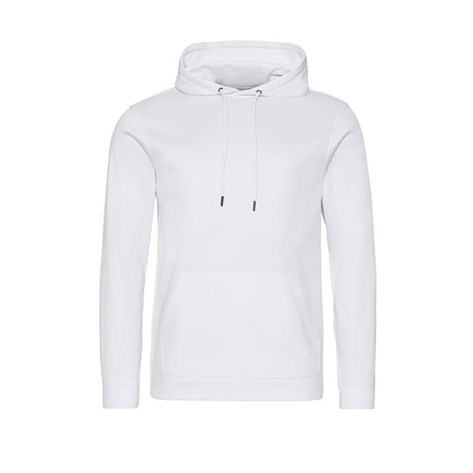 Bluzy - Bluza z kapturem Sport Polyester - Just Hoods JH006 - White - RAVEN - koszulki reklamowe z nadrukiem, odzież reklamowa i gastronomiczna