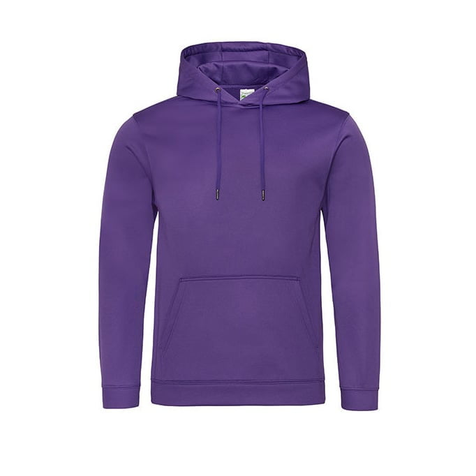 Bluzy - Bluza z kapturem Sport Polyester - Just Hoods JH006 - Purple - RAVEN - koszulki reklamowe z nadrukiem, odzież reklamowa i gastronomiczna