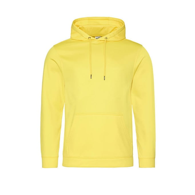 Bluzy - Bluza z kapturem Sport Polyester - Just Hoods JH006 - Sun Yellow - RAVEN - koszulki reklamowe z nadrukiem, odzież reklamowa i gastronomiczna