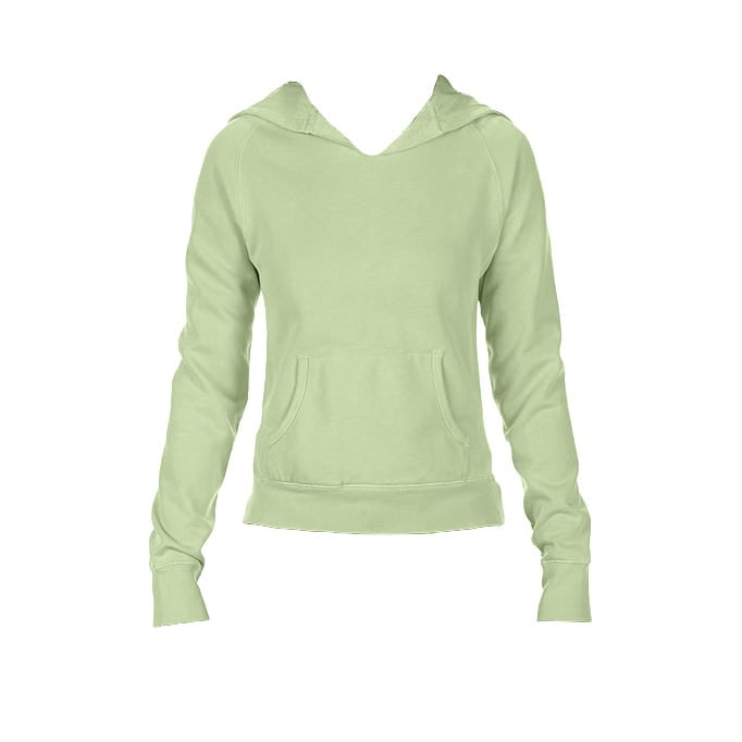 Bluzy - Damska bluza Hooded CC - Comfort Colors 1595 - Celadon - RAVEN - koszulki reklamowe z nadrukiem, odzież reklamowa i gastronomiczna