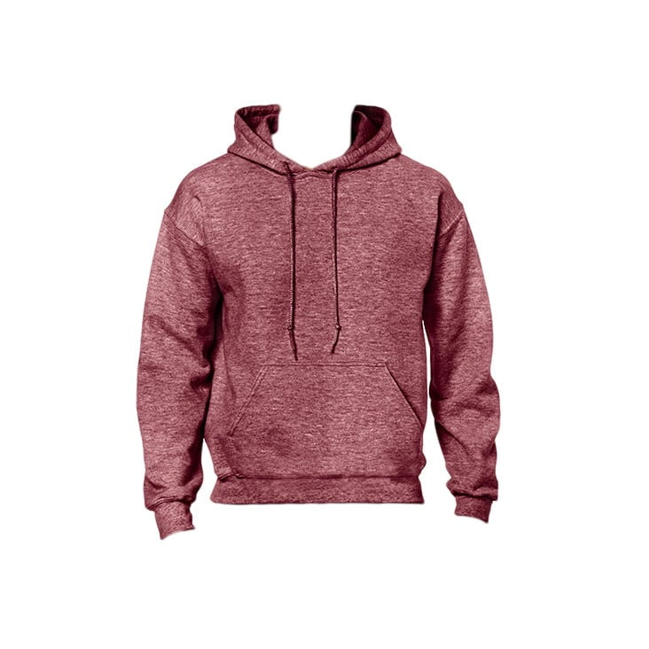 Bluzy - Bluza z kapturem Heavy Blend™ - Gildan 18500 - Heather Sport Dark Maroon - RAVEN - koszulki reklamowe z nadrukiem, odzież reklamowa i gastronomiczna