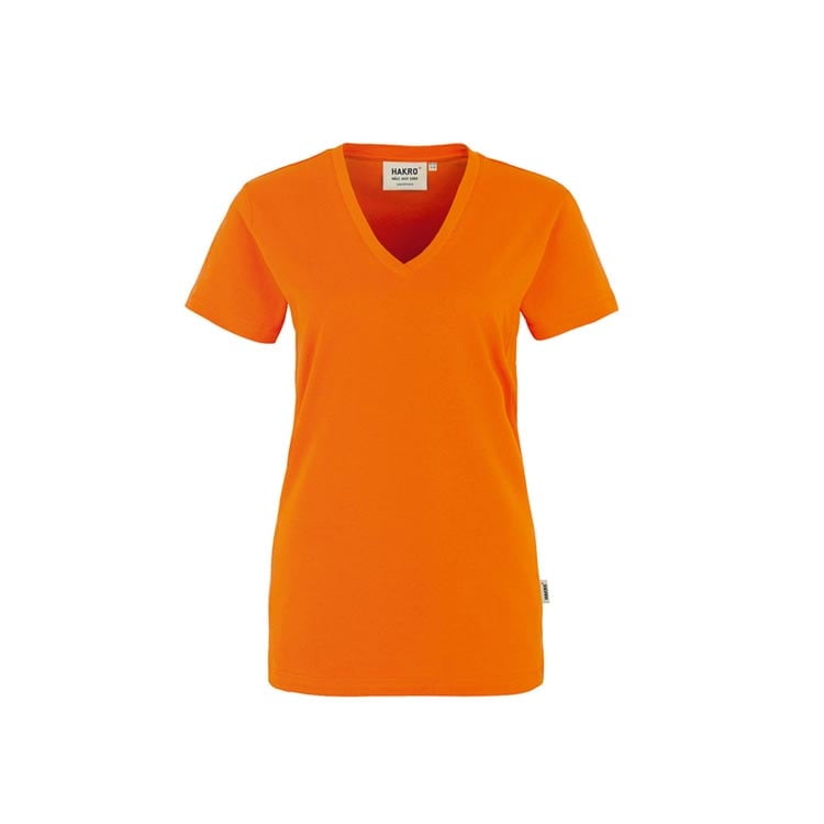 Koszulki T-Shirt - Koszulka V-Shirt Classic 126 - Hakro 126 - Orange - RAVEN - koszulki reklamowe z nadrukiem, odzież reklamowa i gastronomiczna