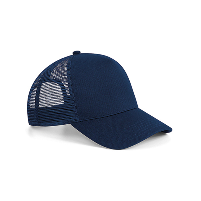 Czapki z daszkiem - Czapka Trucker Snapback Mikronit - Beechfield B642 - French Navy - RAVEN - koszulki reklamowe z nadrukiem, odzież reklamowa i gastronomiczna