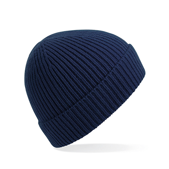 Czapki zimowe i akcesoria - Czapka dzianinowa beanie - Beechfield B380 - Oxford Navy - RAVEN - koszulki reklamowe z nadrukiem, odzież reklamowa i gastronomiczna