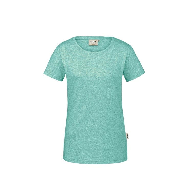 Koszulki T-Shirt - Damski t-shirt organiczny GOTS 171 - Hakro 171 - Mottled Mint Green - RAVEN - koszulki reklamowe z nadrukiem, odzież reklamowa i gastronomiczna