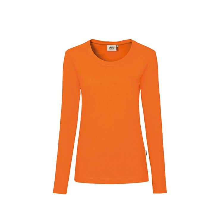 Koszulki T-Shirt - Damski longsleeve Performance 179 - Hakro 179 - Orange - RAVEN - koszulki reklamowe z nadrukiem, odzież reklamowa i gastronomiczna