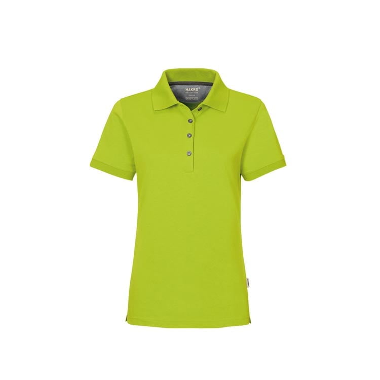 Koszulki Polo - Damska koszulka polo Cotton Tec 214 - Hakro 214 - Kiwi Green - RAVEN - koszulki reklamowe z nadrukiem, odzież reklamowa i gastronomiczna