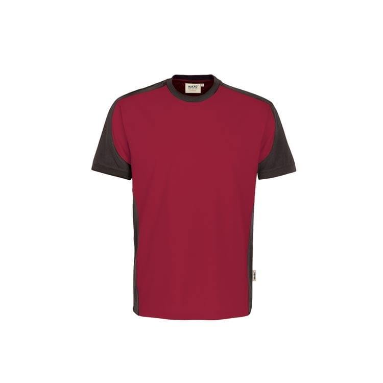 Koszulki T-Shirt - Koszulka kontrastowa Performance 290 - Hakro 290 - Burgundy - RAVEN - koszulki reklamowe z nadrukiem, odzież reklamowa i gastronomiczna