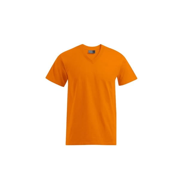 Koszulki T-Shirt - Męska koszulka z dekoltem w serek 3025 - Promodoro 3025 - Orange - RAVEN - koszulki reklamowe z nadrukiem, odzież reklamowa i gastronomiczna