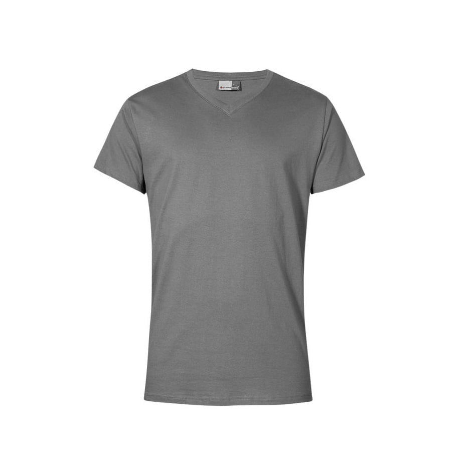 Koszulki T-Shirt - Męska koszulka z dekoltem w serek 3025 - Promodoro 3025 - Steel Grey (Solid) - RAVEN - koszulki reklamowe z nadrukiem, odzież reklamowa i gastronomiczna