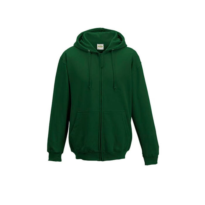 Bluzy - Bluza z kapturem Zoodie - Just Hoods JH050 - Bottle Green - RAVEN - koszulki reklamowe z nadrukiem, odzież reklamowa i gastronomiczna