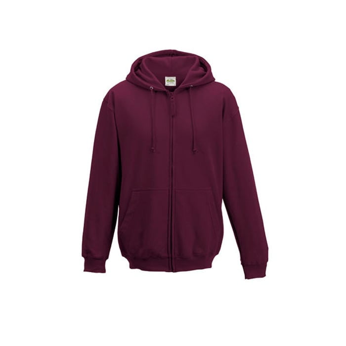 Bluzy - Bluza z kapturem Zoodie - Just Hoods JH050 - Burgundy - RAVEN - koszulki reklamowe z nadrukiem, odzież reklamowa i gastronomiczna