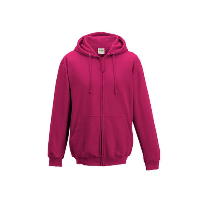 Bluzy - Bluza z kapturem Zoodie - Just Hoods JH050 - Hot Pink - RAVEN - koszulki reklamowe z nadrukiem, odzież reklamowa i gastronomiczna