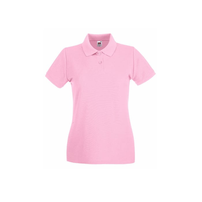 Koszulki Polo - Damska koszulka polo Premium Lady-Fit - 63-030-0 - Light Pink - RAVEN - koszulki reklamowe z nadrukiem, odzież reklamowa i gastronomiczna