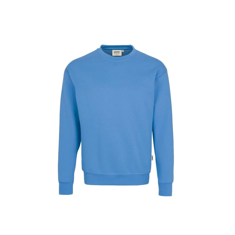 Bluzy - Bluza premium typu crewneck 471 - Hakro 471 - Malibu Blue - RAVEN - koszulki reklamowe z nadrukiem, odzież reklamowa i gastronomiczna