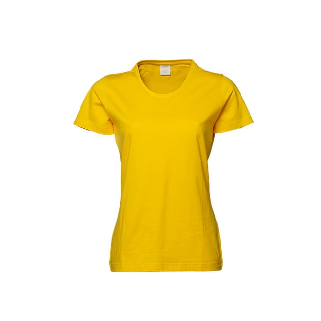 Koszulki T-Shirt - Damski T-Shirt Basic Tee - Tee Jays 1050 - Bright Yellow - RAVEN - koszulki reklamowe z nadrukiem, odzież reklamowa i gastronomiczna