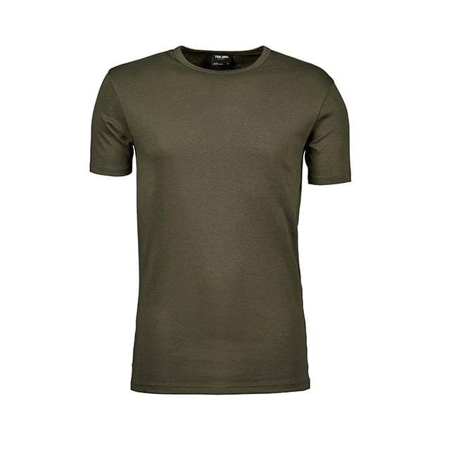 Koszulki T-Shirt - Męska koszulka Interlock Tee -  Tee Jays 520 - Olive - RAVEN - koszulki reklamowe z nadrukiem, odzież reklamowa i gastronomiczna