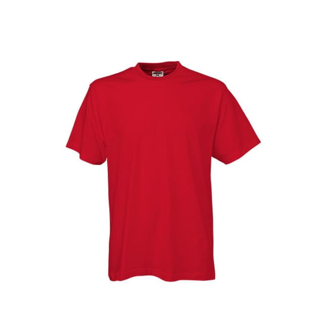 Koszulki T-Shirt - Męski T-Shirt Sof Tee - Tee Jays 8000 - Red - RAVEN - koszulki reklamowe z nadrukiem, odzież reklamowa i gastronomiczna