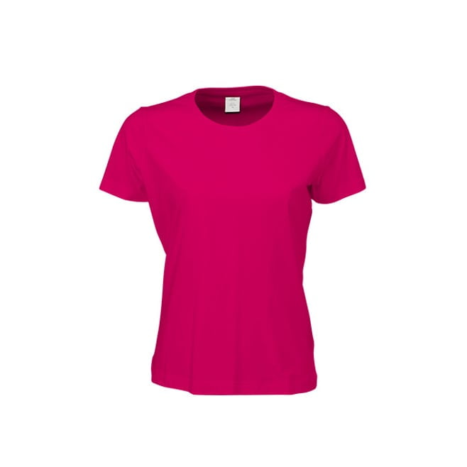 Koszulki T-Shirt - Damska koszulka Sof Tee - Tee Jays 8050 - Hot Pink - RAVEN - koszulki reklamowe z nadrukiem, odzież reklamowa i gastronomiczna