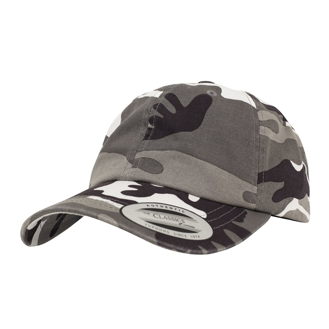 Niskoprofilowa czapka Camo Washed Dad Hat