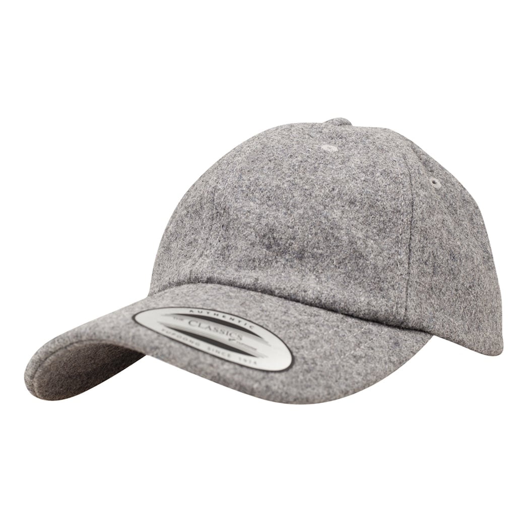 Niskoprofilowa czapka wełniana typu Dad Hat