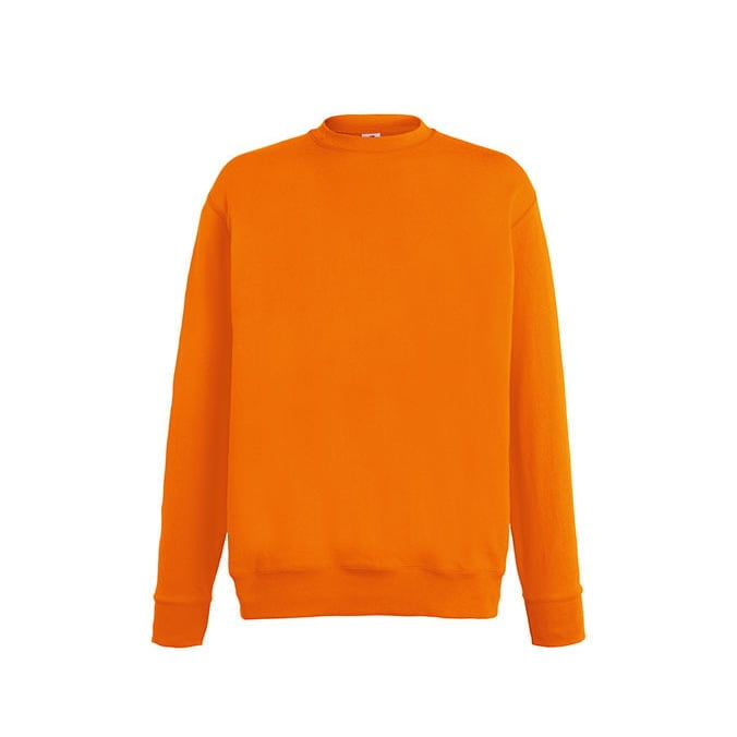 Bluzy - Bluza Crewneck Lightweight Set-In - Fruit of the Loom 62-156-0 - Orange - RAVEN - koszulki reklamowe z nadrukiem, odzież reklamowa i gastronomiczna