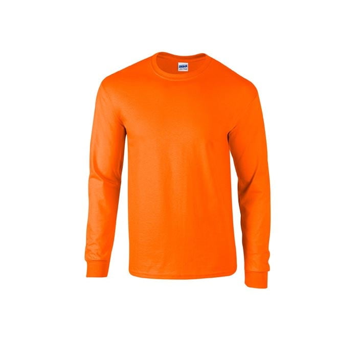 Koszulki T-Shirt - Koszulka z długim rękawem Ultra Cotton™ - Gildan 2400 - Safety Orange - RAVEN - koszulki reklamowe z nadrukiem, odzież reklamowa i gastronomiczna