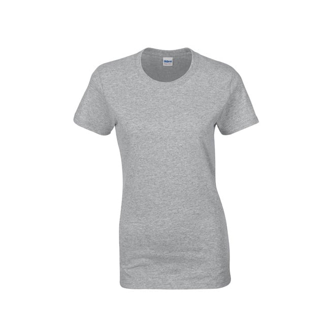 Koszulki T-Shirt - Damska koszulka Heavy Cotton™ - Gildan 5000L - Sport Grey (Heather) - RAVEN - koszulki reklamowe z nadrukiem, odzież reklamowa i gastronomiczna