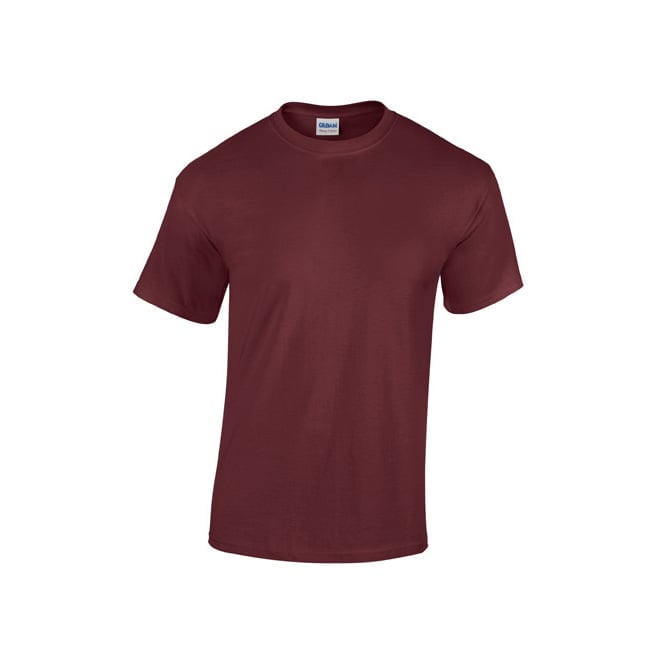 Koszulki T-Shirt - Męska koszulka Heavy Cotton™ - Gildan 5000 - MaroonLilac (Heather) - RAVEN - koszulki reklamowe z nadrukiem, odzież reklamowa i gastronomiczna