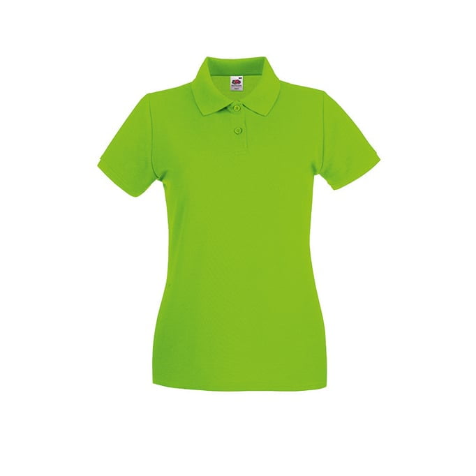 Koszulki Polo - Damska koszulka polo Premium Lady-Fit - 63-030-0 - Lime - RAVEN - koszulki reklamowe z nadrukiem, odzież reklamowa i gastronomiczna