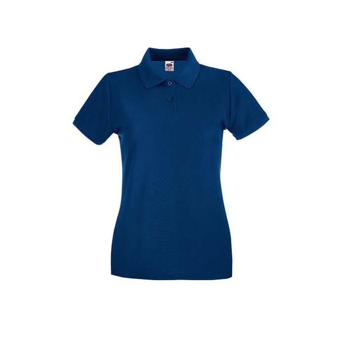 Koszulki Polo - Damska koszulka polo Premium Lady-Fit - 63-030-0 - Navy - RAVEN - koszulki reklamowe z nadrukiem, odzież reklamowa i gastronomiczna