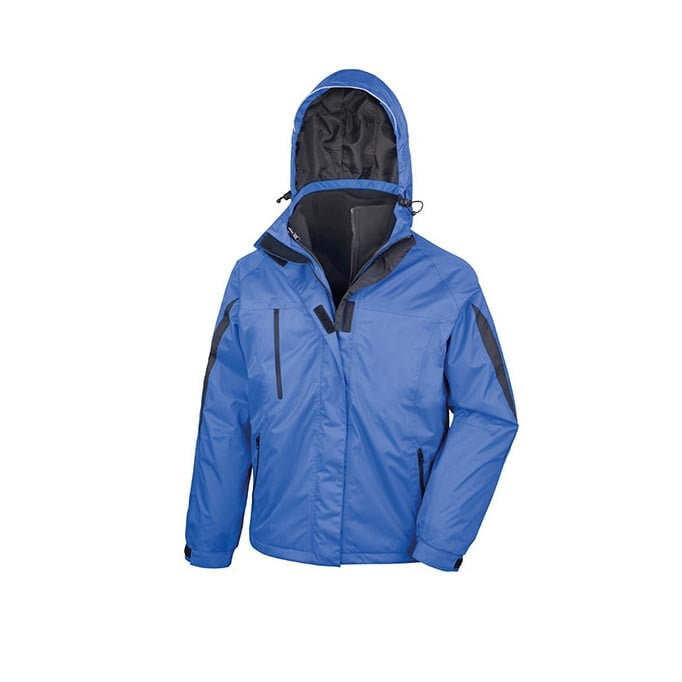 Kurtki - Men`s 3 in 1 Softshell Journey Jacket - R400M - Royal - RAVEN - koszulki reklamowe z nadrukiem, odzież reklamowa i gastronomiczna