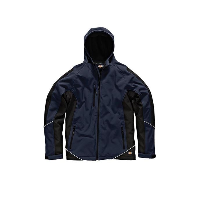 Odzież robocza - Two Tone Softshell Jacket -  JW7010 - Navy - RAVEN - koszulki reklamowe z nadrukiem, odzież reklamowa i gastronomiczna