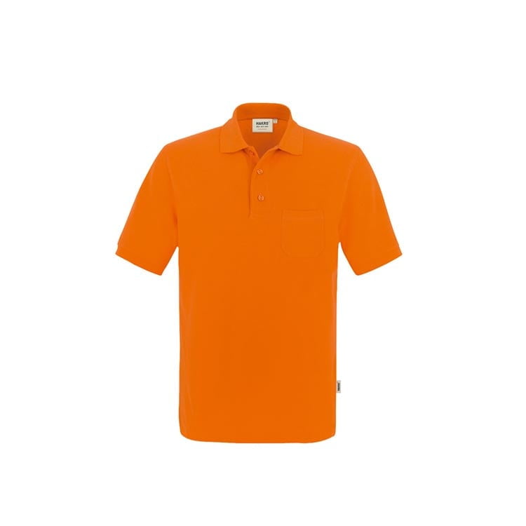 Koszulki Polo - Koszulka polo z kieszenią Performance 812 - Hakro 812 - Orange - RAVEN - koszulki reklamowe z nadrukiem, odzież reklamowa i gastronomiczna