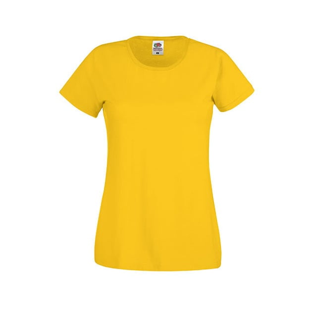 Koszulki T-Shirt - Damska koszulka Original Lady-Fit - Fruit of the Loom 61-420-0 - Sunflower - RAVEN - koszulki reklamowe z nadrukiem, odzież reklamowa i gastronomiczna