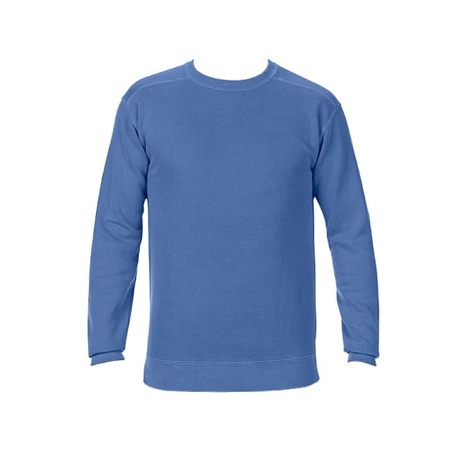 Bluzy - Bluza Crewneck Comfort Colors 1566 - Comfort Colors 1566 - Flo Blue - RAVEN - koszulki reklamowe z nadrukiem, odzież reklamowa i gastronomiczna