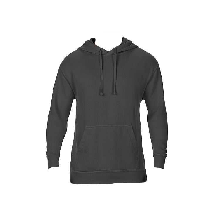 Bluzy - Męska bluza Hooded CC - Comfort Colors 1567 - Graphite (Solid) - RAVEN - koszulki reklamowe z nadrukiem, odzież reklamowa i gastronomiczna