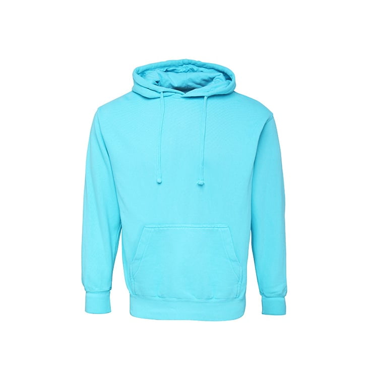 Bluzy - Męska bluza Hooded CC - Comfort Colors 1567 - Lagoon Blue - RAVEN - koszulki reklamowe z nadrukiem, odzież reklamowa i gastronomiczna