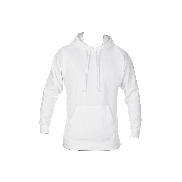 Bluzy - Męska bluza Hooded CC - Comfort Colors 1567 - White - RAVEN - koszulki reklamowe z nadrukiem, odzież reklamowa i gastronomiczna