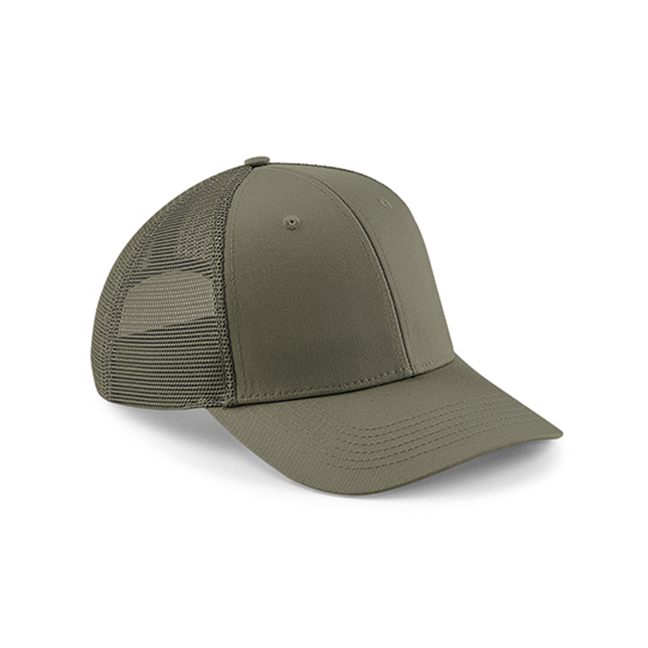 Czapki z daszkiem - Czapka Trucker Urbanwear - Beechfield B646 - Olive Green - RAVEN - koszulki reklamowe z nadrukiem, odzież reklamowa i gastronomiczna