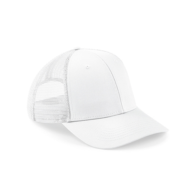 Czapki z daszkiem - Czapka Trucker Urbanwear - Beechfield B646 - White - RAVEN - koszulki reklamowe z nadrukiem, odzież reklamowa i gastronomiczna