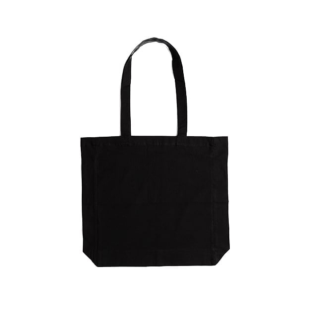 Torby i plecaki - Cotton bag with sidefold, long handles - XT95 - Black - RAVEN - koszulki reklamowe z nadrukiem, odzież reklamowa i gastronomiczna