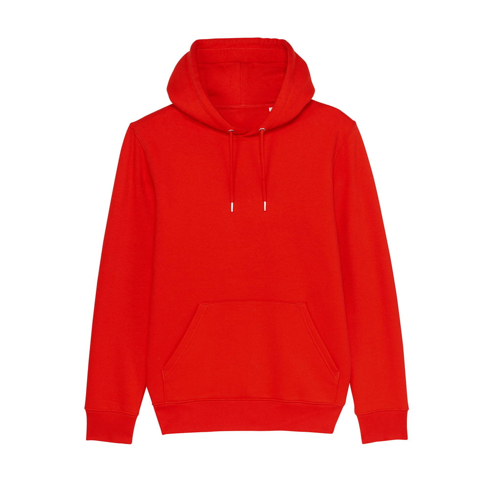 Bluzy - Bluza Unisex z Kapturem Cruiser - STSU822 - Bright Red - RAVEN - koszulki reklamowe z nadrukiem, odzież reklamowa i gastronomiczna