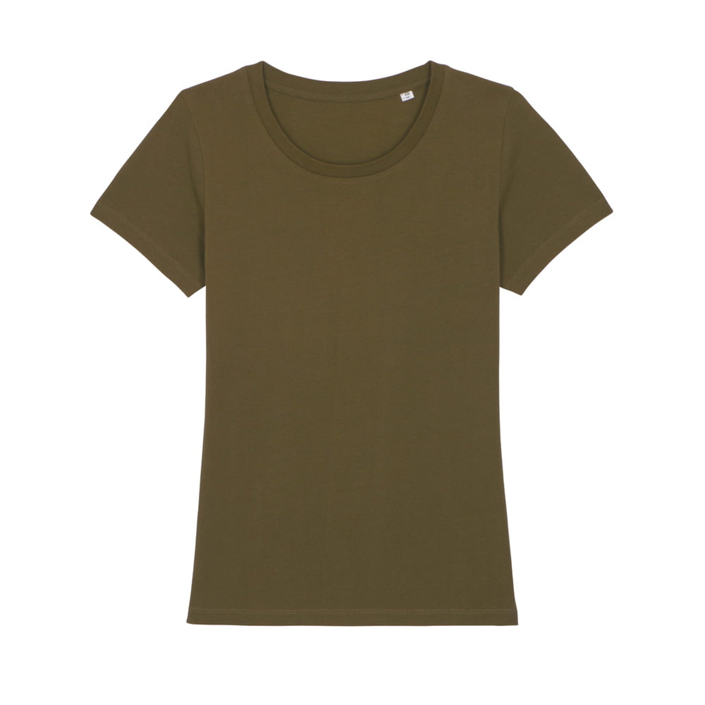 Koszulki T-Shirt - Damski T-shirt Stella Expresser - STTW032 - British Khaki - RAVEN - koszulki reklamowe z nadrukiem, odzież reklamowa i gastronomiczna