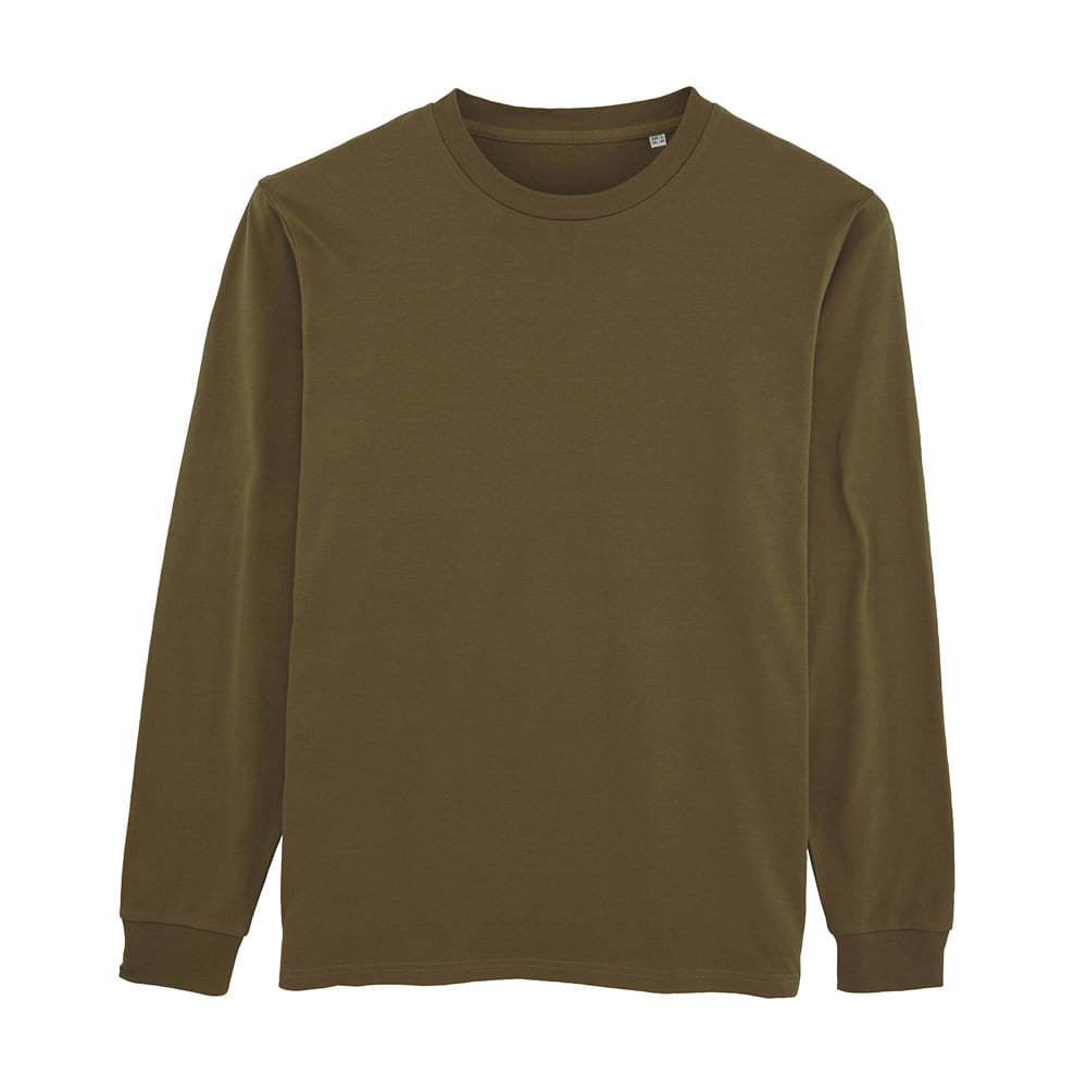 Koszulki T-Shirt - Męski Longsleeve Stanley Shifts Dry - STTM558 - British Khaki - RAVEN - koszulki reklamowe z nadrukiem, odzież reklamowa i gastronomiczna