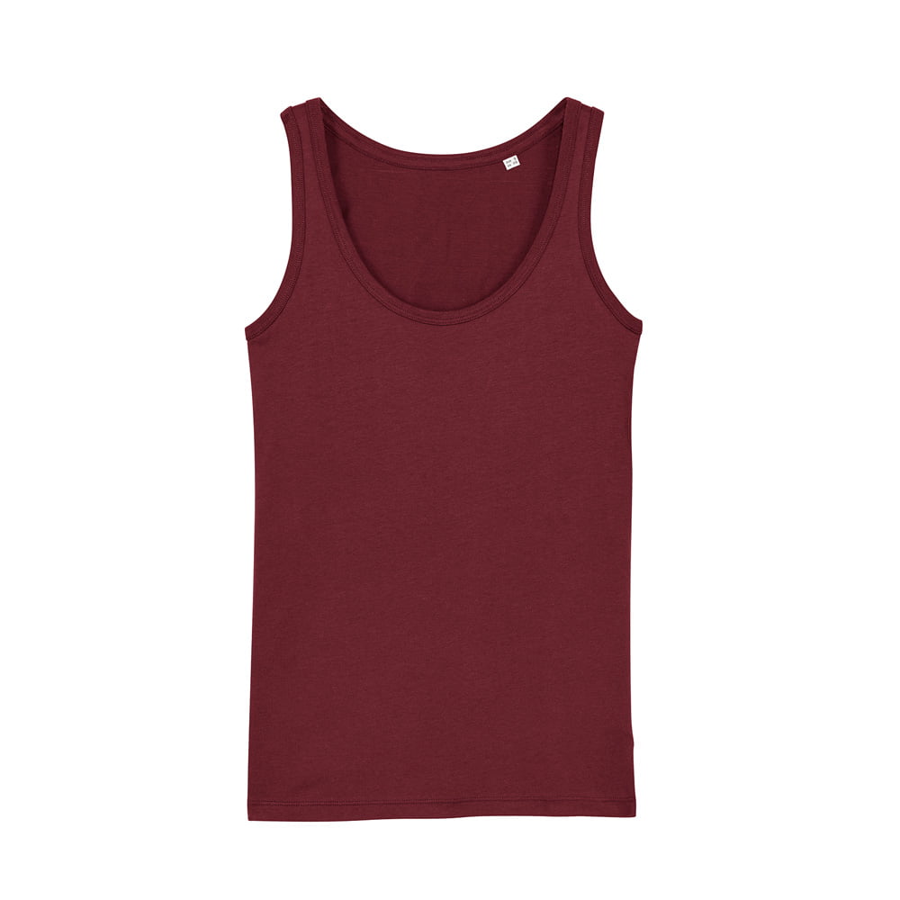 Koszulki T-Shirt - Damski Tank Top Stella Dreamer - STTW013 - Burgundy - RAVEN - koszulki reklamowe z nadrukiem, odzież reklamowa i gastronomiczna