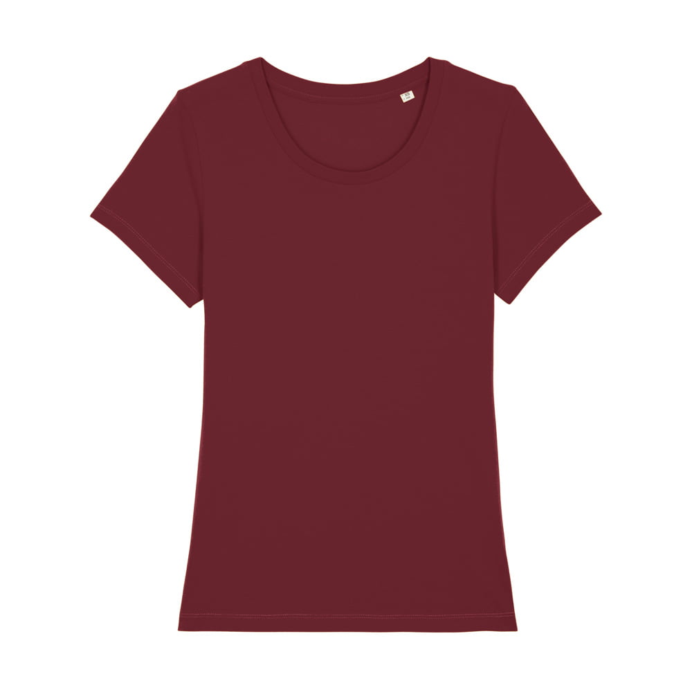 Koszulki T-Shirt - Damski T-shirt Stella Expresser - STTW032 - Burgundy - RAVEN - koszulki reklamowe z nadrukiem, odzież reklamowa i gastronomiczna